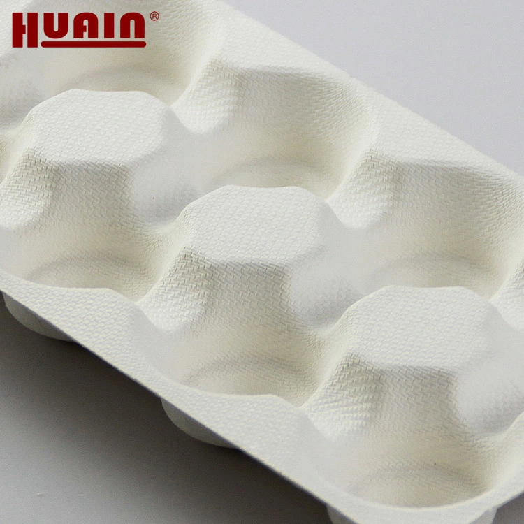 Biodegradable Sugarcane Insert Wet Press Pulp Tray Fruit Packaging Trays