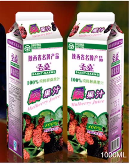 Agua/leche/té/bebida de lactobacilos/jugo/albúmina/yogur/salsa de tomate/mermelada/lavado/vinagre de frutas Paquete de cartón de papel