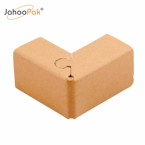 Protector de esquina del protector de borde del tablero del ángulo del papel de Kraft en forma de L
