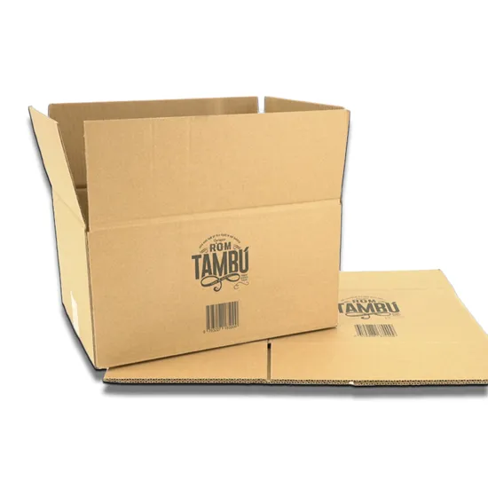 Cartón de envío de almacenamiento de archivo corrugado de flauta de papel personalizado con impresión personalizada